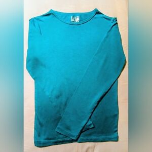 💙 32 Degrees Heat Kid's Heat Base Layer Long Sleeve Crew Neck Lovely Azure Blue